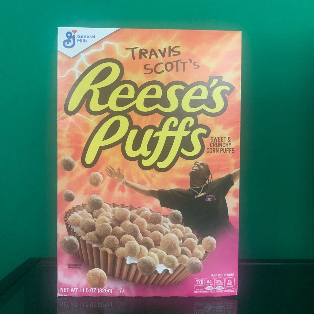 Travis Scott Reese’s Puffs (RARE) - Picture 2 of 3